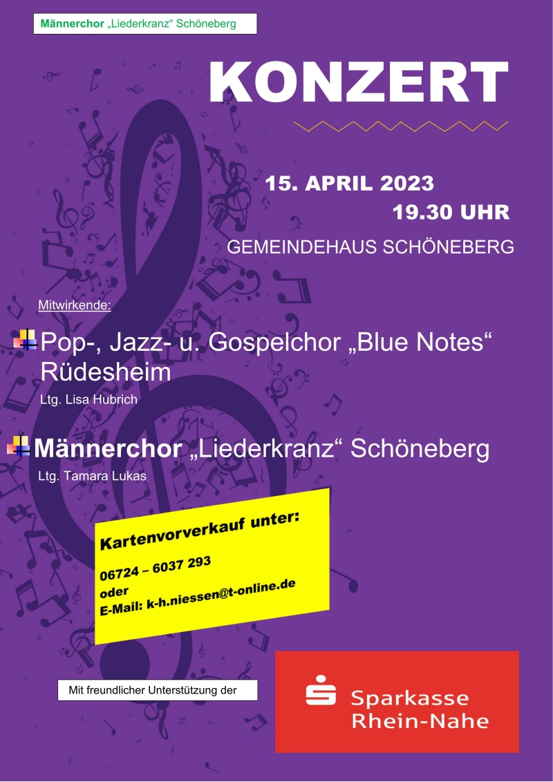 Konzert Schöneberg