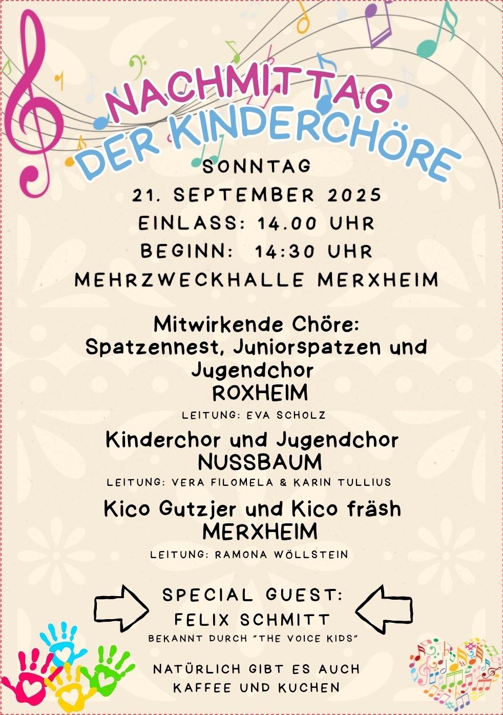 Nachmittag der Kinder- und Jugendchöre
